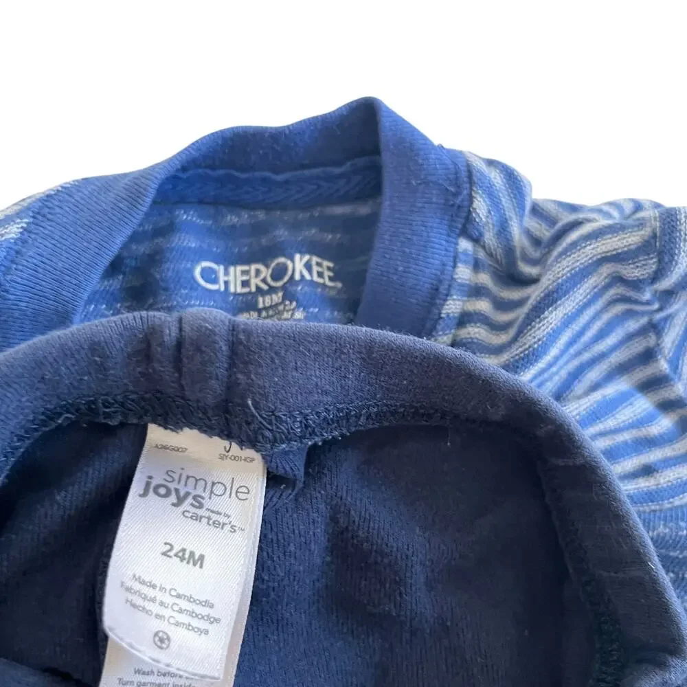 Boys Fall Winter Tops Bottoms Mix and Match Outfits Bundle Size 18-24 months